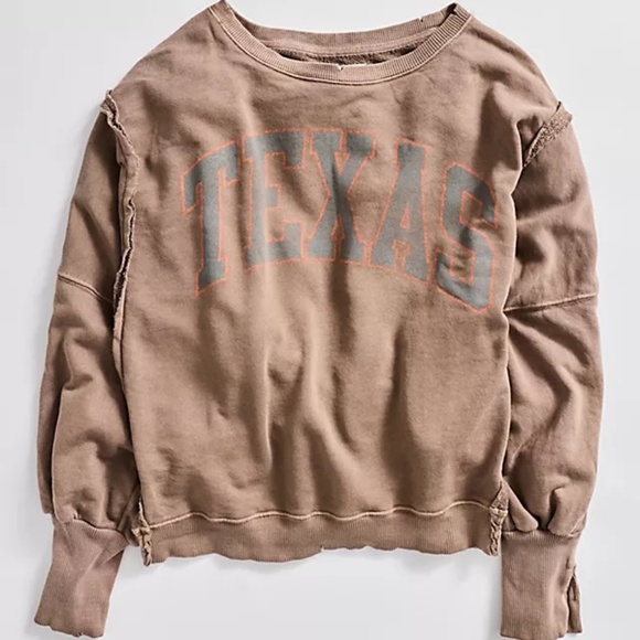 Free People Graphic Texas Camden Pullover - Picture 4 of 13